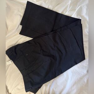 Ludlow Slim-fit suit pant in Irish cotton-linen blend (black) 36/34 NWT